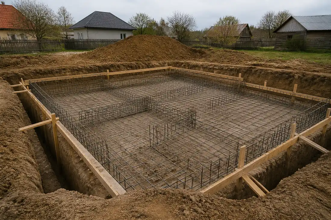 Săpătură de fundație după studiul geotehnic, nu după ochiul excavatoristului