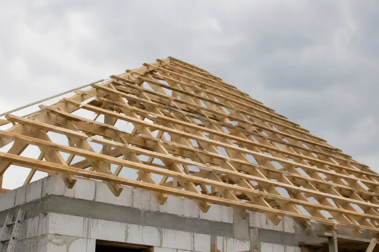 Șarpantă Șarpantă de lemn: structura acoperișului, nu învelitoarea
