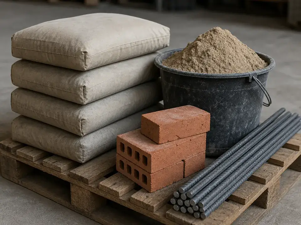 Palet de materiale de construcții cu declarație de performanță pe lot, 2026